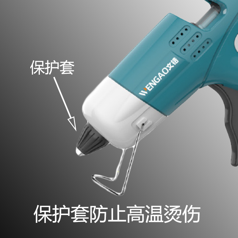 Manufacturer Lithium Battery Glue Gun Household Handmade DIY Hot Melt Glue Gun Wireless Mobile Portable Glue Gun 7mm Wholesale