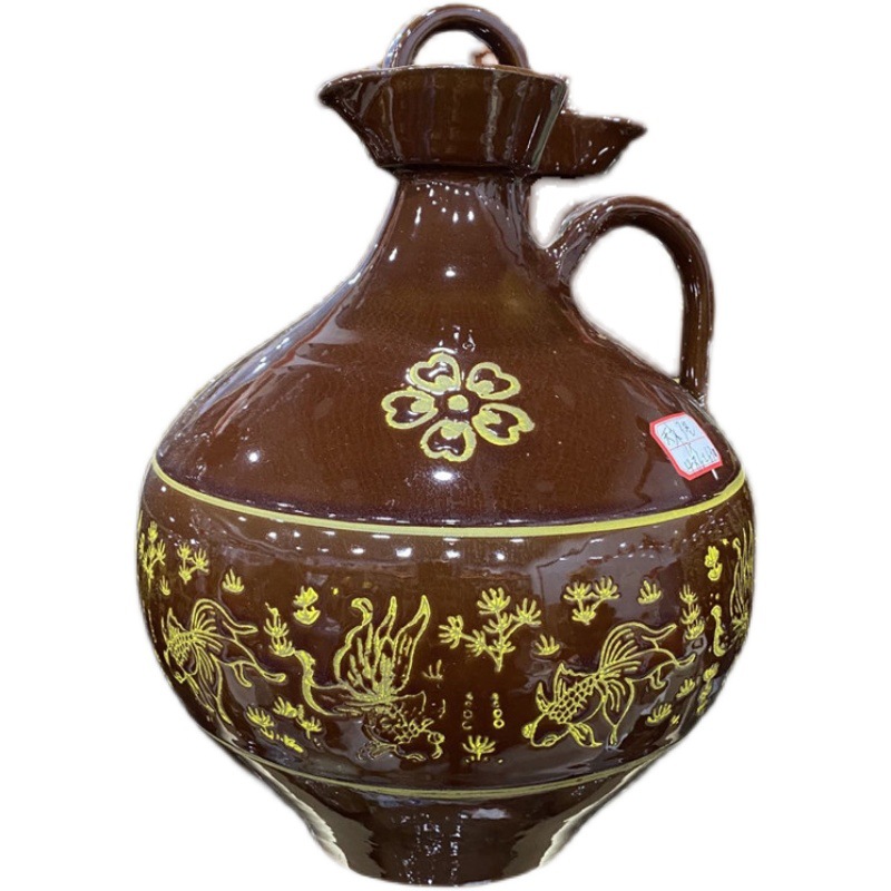 批发贵州酒坛酒瓶酒壶酒缸天戈酒壶陶瓷酒罐子酒坛子土陶摆件密封