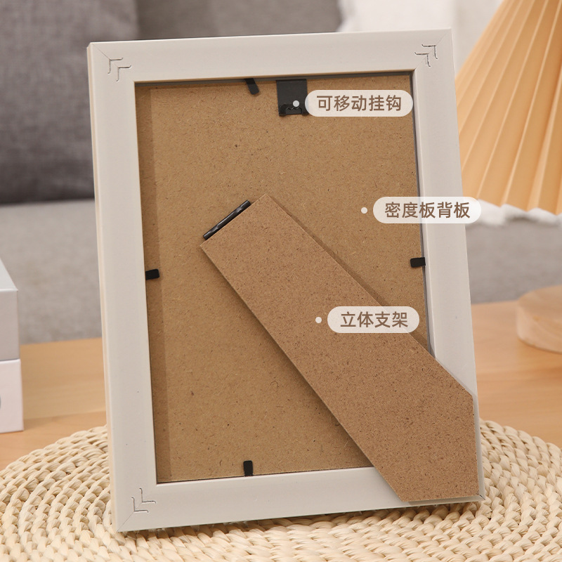 Simple Photo Frame Wholesale Decoration 6-Inch 7-Inch 8-Inch 10-Inch A4 Wedding Dress Photographic Studio Photo Photo Frame Wall Hanging Picture Frame Mounting