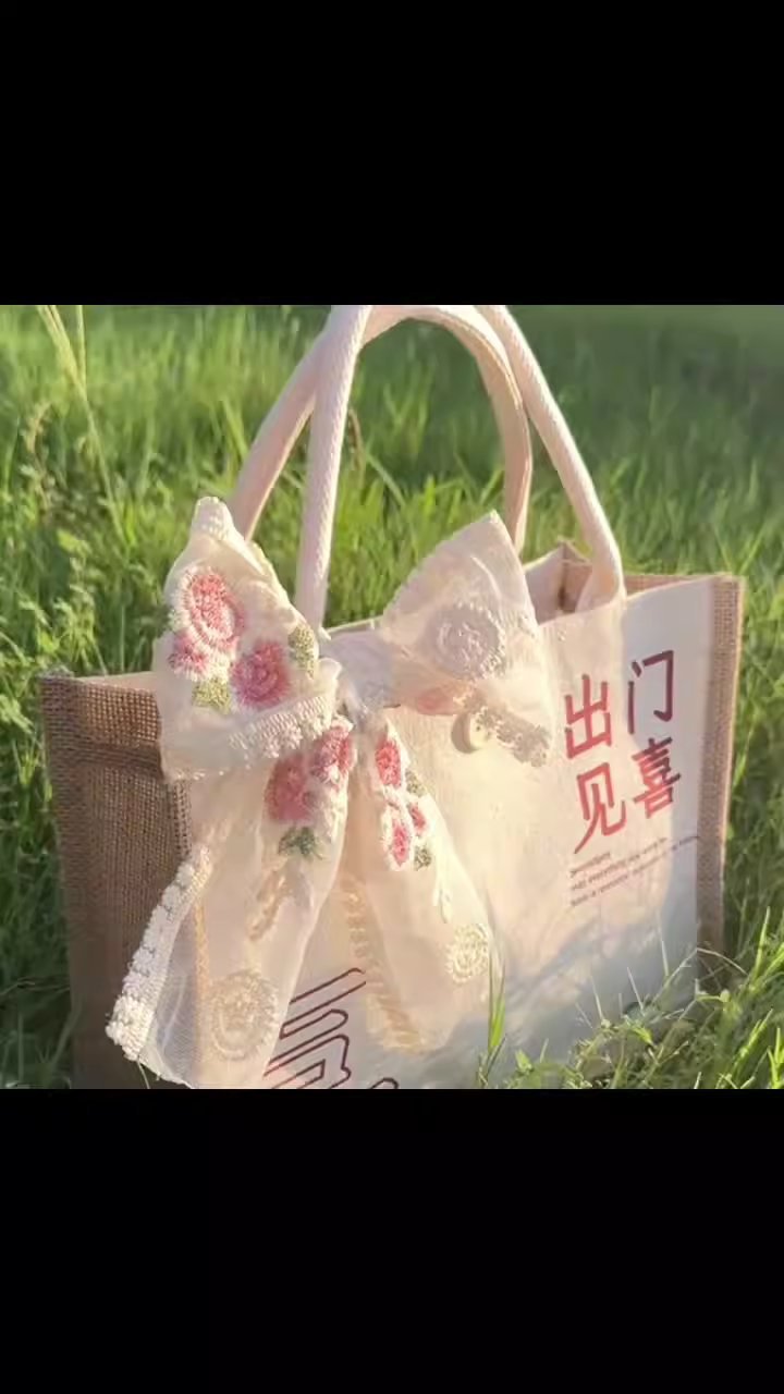 新款2024结婚伴手礼女伴娘礼袋出门见喜手提袋金榜题名毕业礼品袋