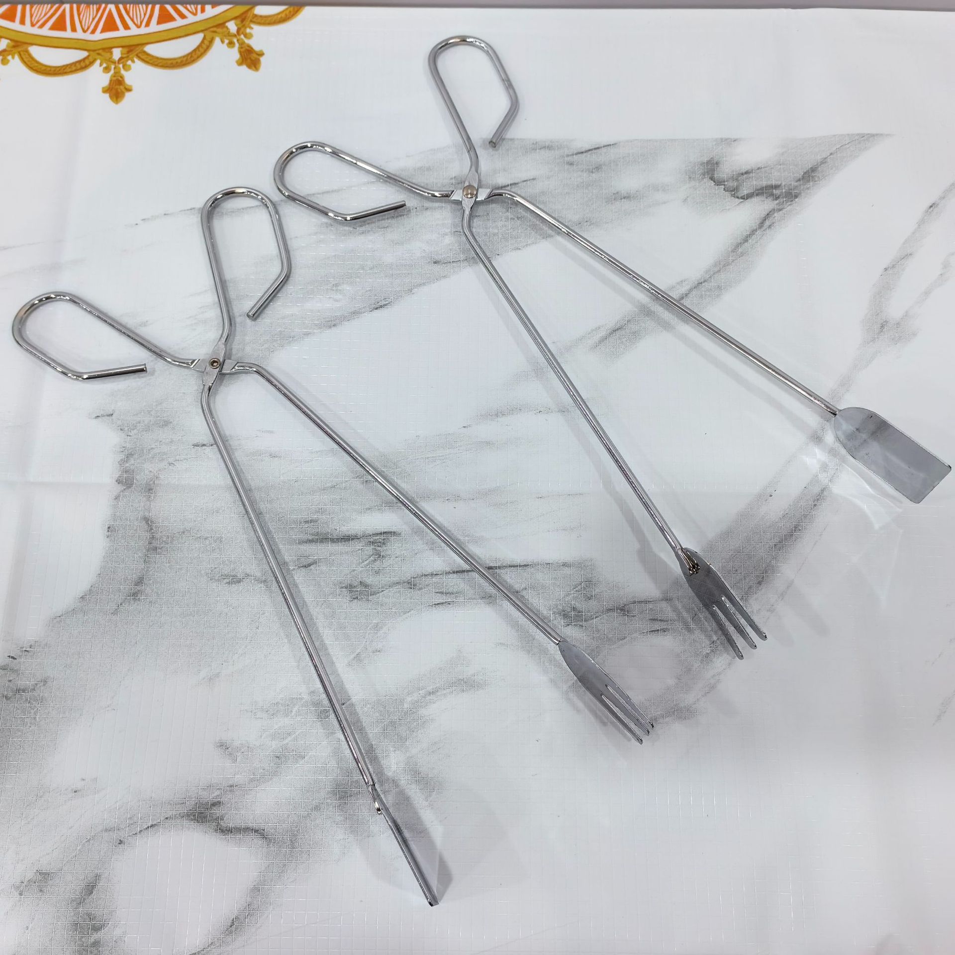 烧烤工具炭火夹子烧烤钳食物夹子食品夹木炭夹子烤肉夹炭火钳批发