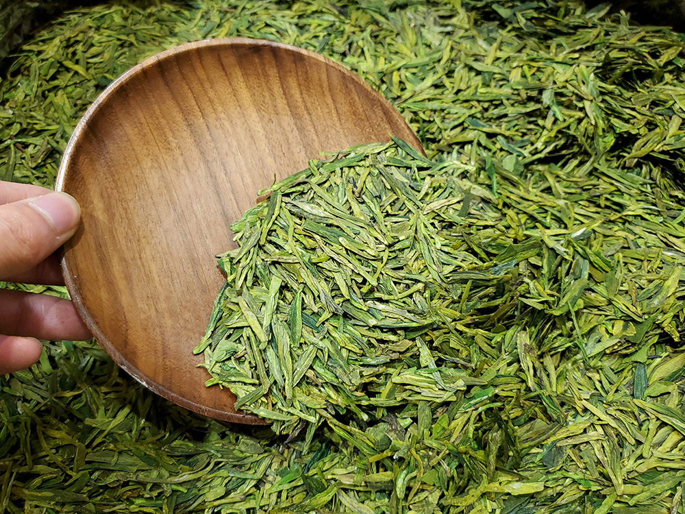 2021新茶龙井茶叶批发高山绿茶散装货源厂家直销铁罐包装送礼品袋