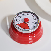 金属圆形定时器时间可视化带吸铁石数字表盘计时器厨具烘焙小工具