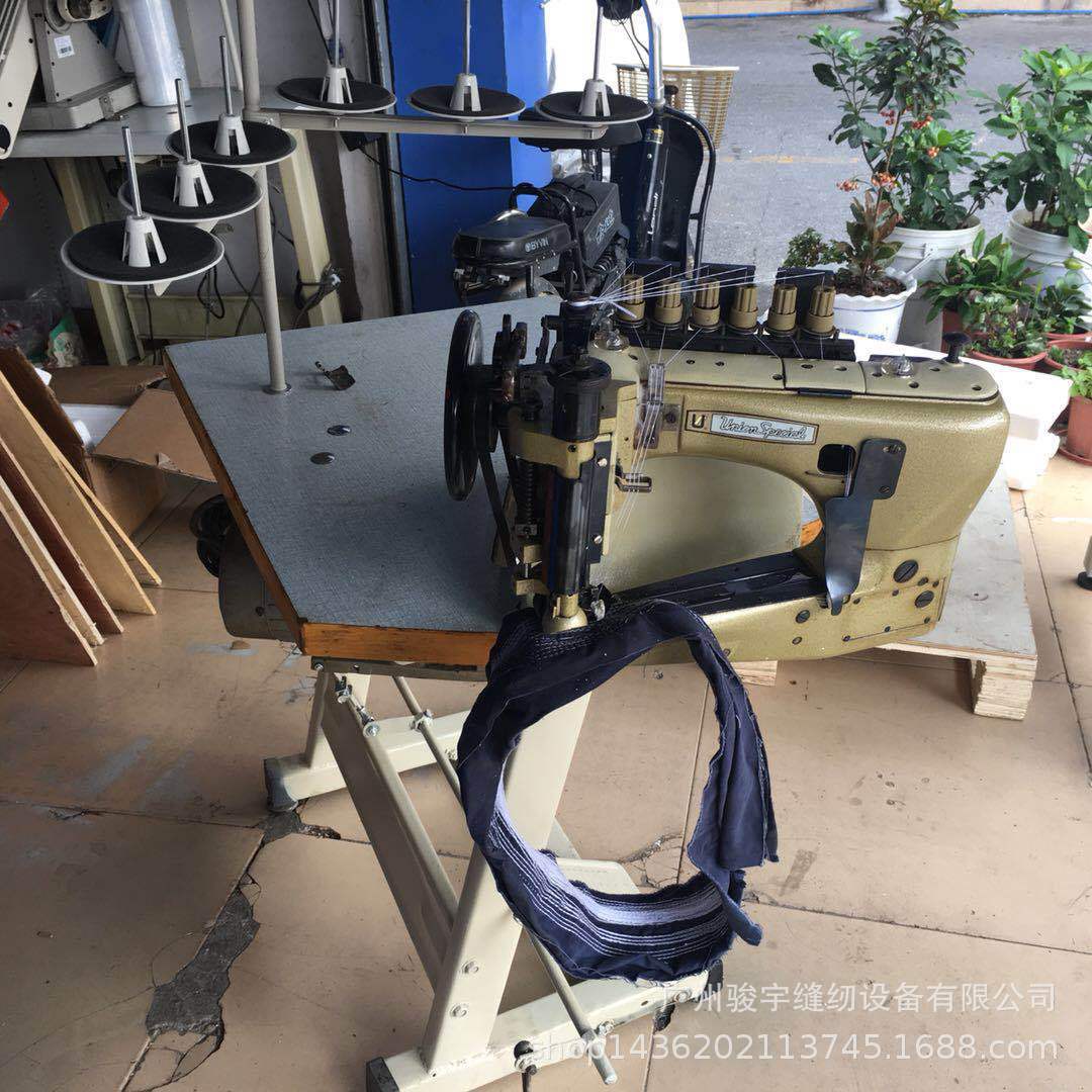 二手日本于仁埋夹 于仁埋夹机35800 牛仔缝纫设备 曲腕机 弯臂机