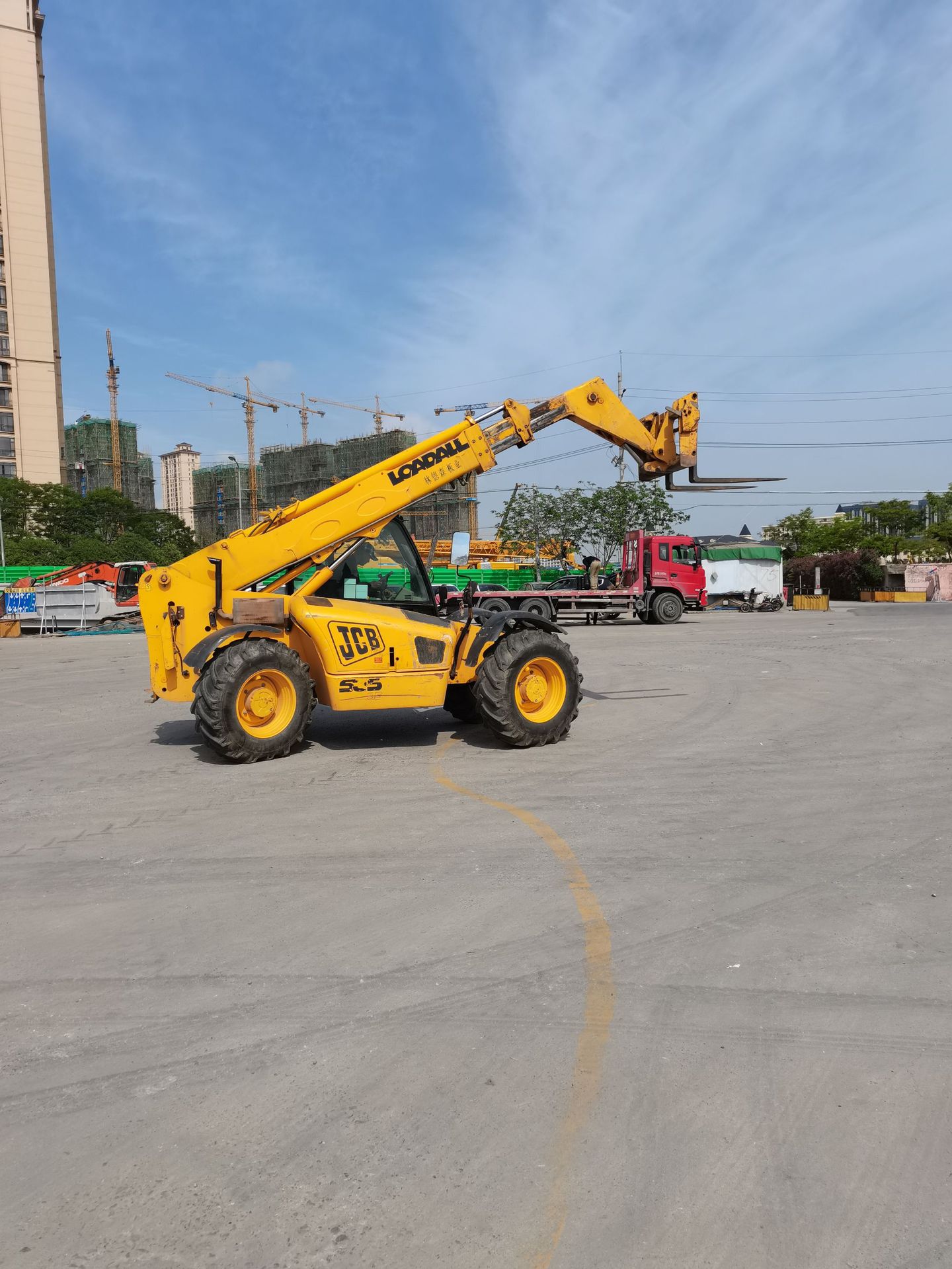 出售二手杰西博jcb535-95伸缩臂叉装车 叉车