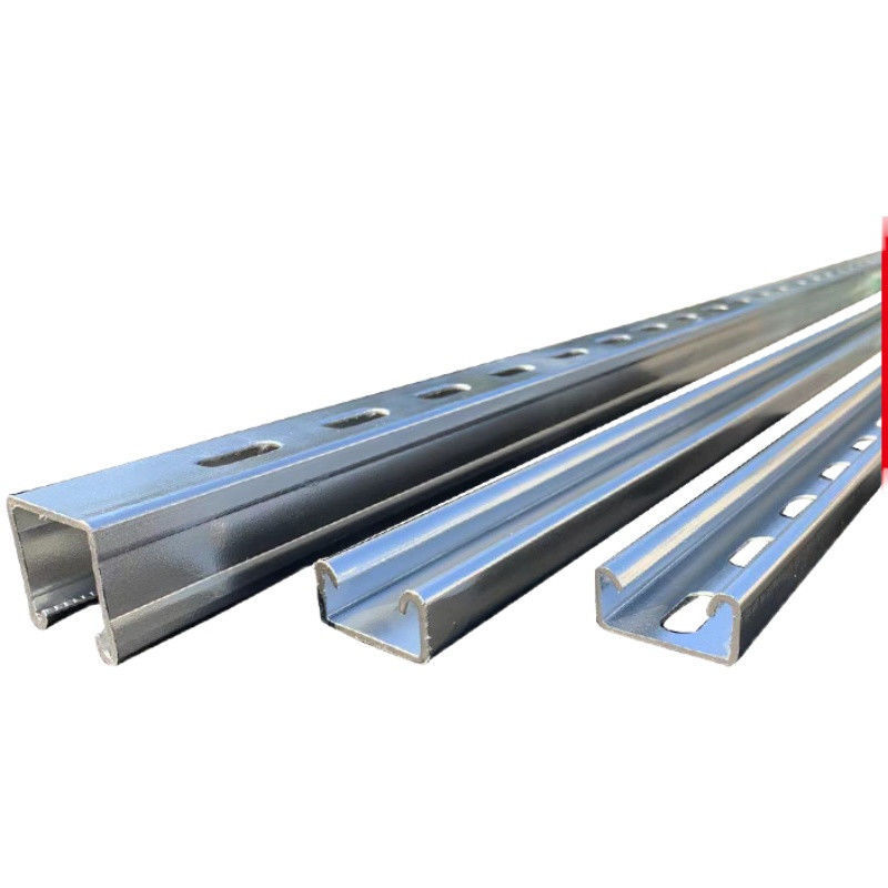 抗震支架/光伏支架/c型钢/冲孔镀锌c型钢/热镀锌c型钢/万能支架