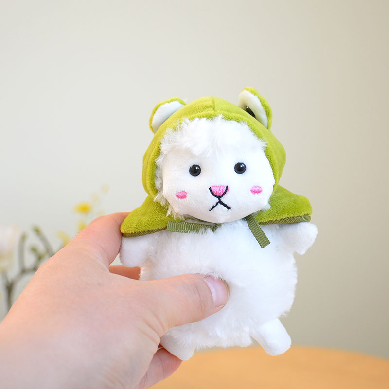 卡通可爱绵羊公仔书包挂件 生肖羊钥匙扣礼物一只羊小羊毛绒玩偶