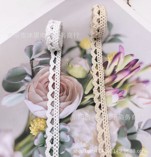 纯棉蕾丝边花边宽窄衣服领条袖口裙边包边带窗帘布艺服装装饰辅料