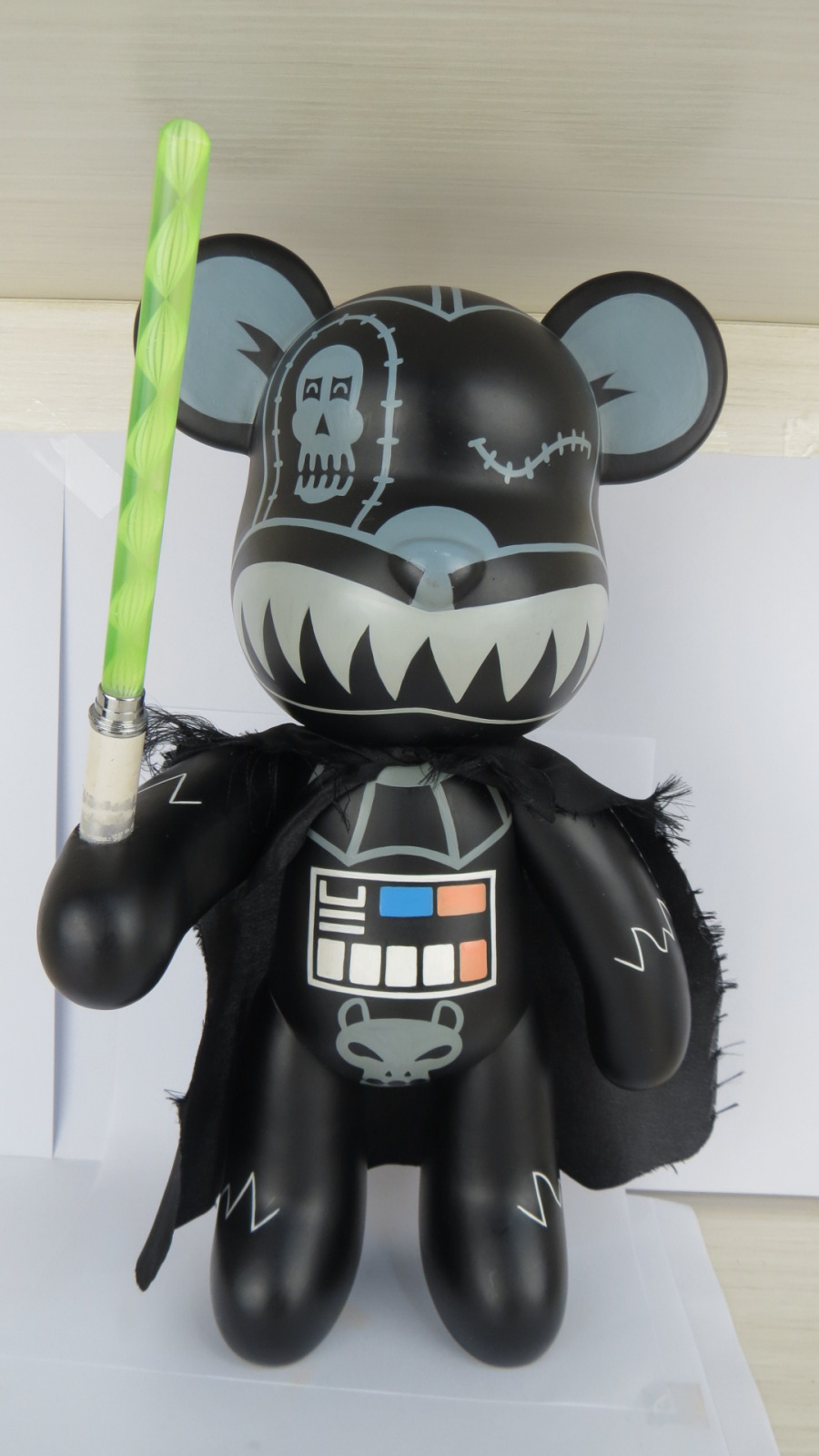 暴力熊积木熊popobe熊网红潮玩公仔熊30寸电镀5寸钥匙扣摆件挂饰