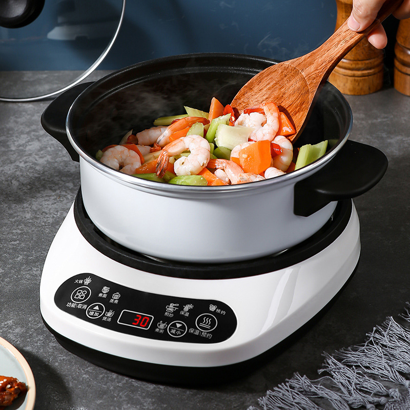分体式电炒菜锅电煮锅多功能家用电热锅分离式小电锅宿舍学生锅小