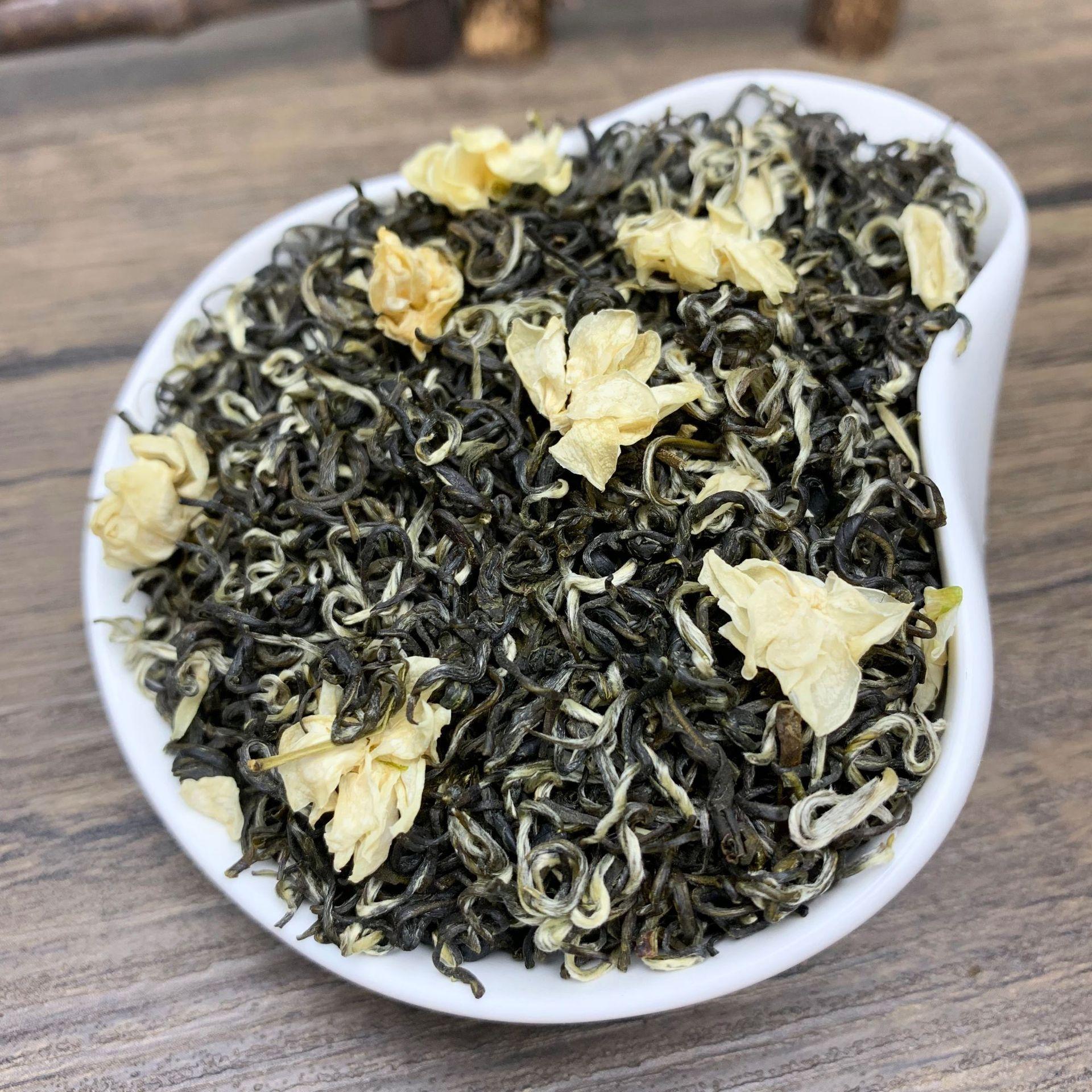 广西茉莉花茶2022新茶厂家定制批发直供茉莉飘香白雪浓香型花茶叶