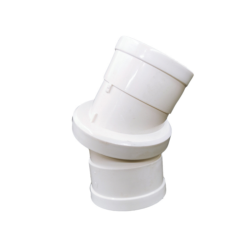 万向旋转弯头旋转接头弯头直通pvc排水管配件110下持久旋转直通