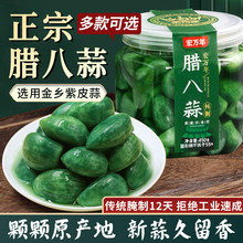 腊八蒜绿蒜新鲜泡蒜头山东特产腌制泡菜糖醋大蒜下饭菜食物批发