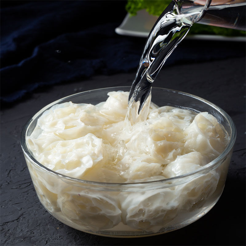 面藕网红白面筋素肥肠圈干货沾串面皮筋片凉拌菜批发量大从优包邮