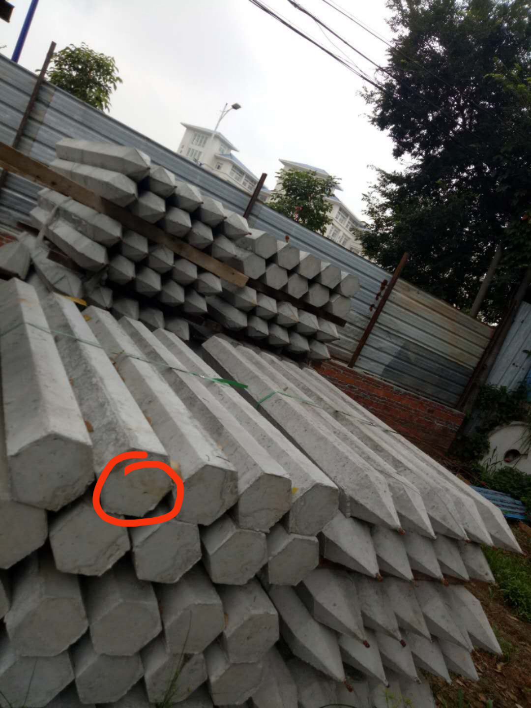 厂家现货 水泥八角桩 水泥桩立柱 钢筋混凝土桩实心地桩 可定做