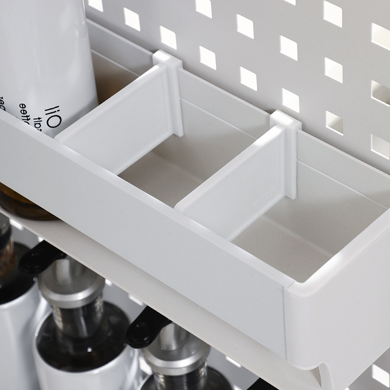 批发 调味拉篮小规格厨房橱柜抽屉式调味调料工具置物架侧窄拉篮