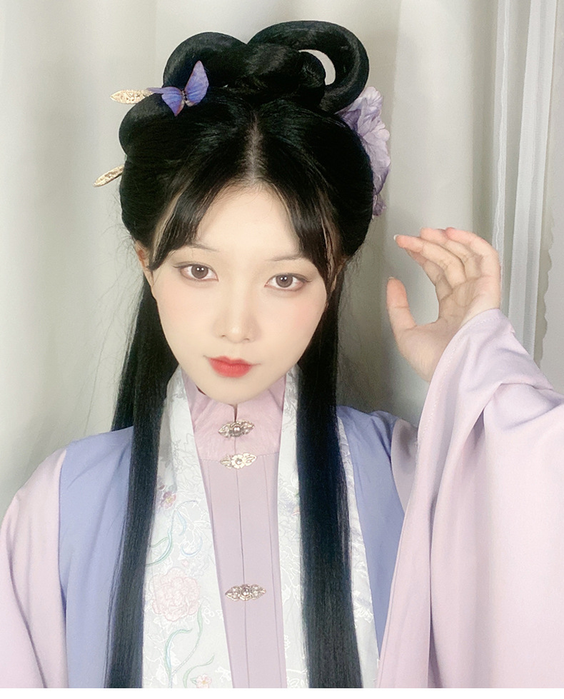 发型发包风格汉服古风货号nh-4产地河南适用脸型任何脸型适用肤色任何