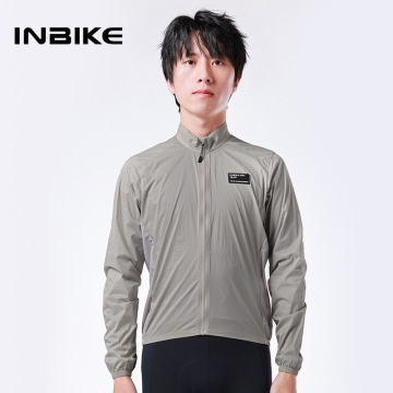 inbike新款长袖骑行服防风衣春秋冬季公路山地自行车上衣外套男款