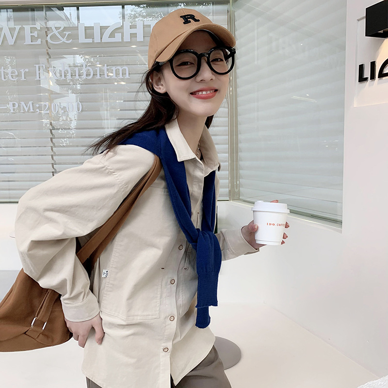 Korean Style Spring Internet Hot Fresh Solid Color Knitted Wool Shawl Office Air-Conditioned Room Neck Protection for Women