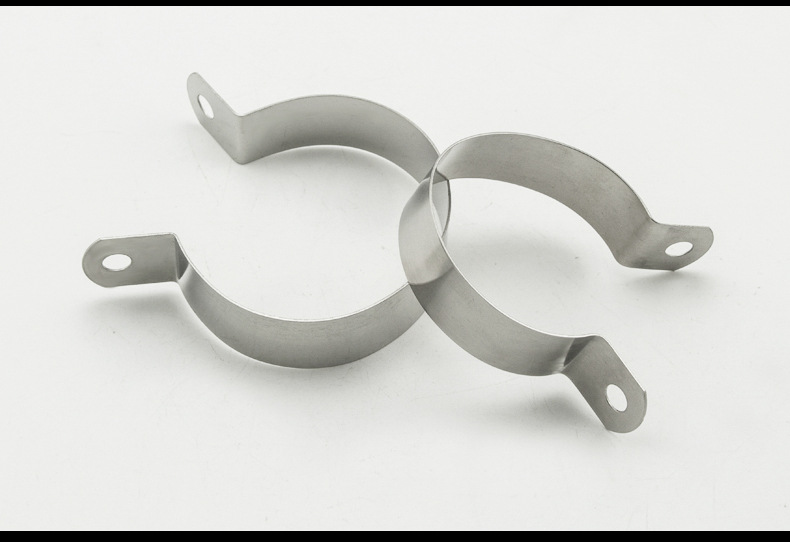 批发304不锈钢管卡管夹 骑马卡管支架管扣喉箍 水管夹u型接地卡子