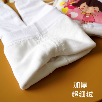 特价秋冬季儿童连裤袜加厚宝宝打底袜白色公主裤袜加绒女童踩脚裤