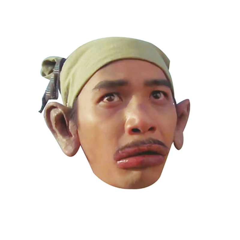 接亲道具明星面具年会拔河团建游戏小道具开场搞笑表情包全脸恶搞