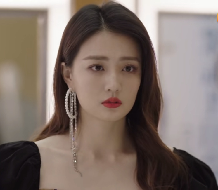 良辰美景好时光梁辰徐璐同款耳饰珍珠c圈钻流苏长款耳环超仙女潮