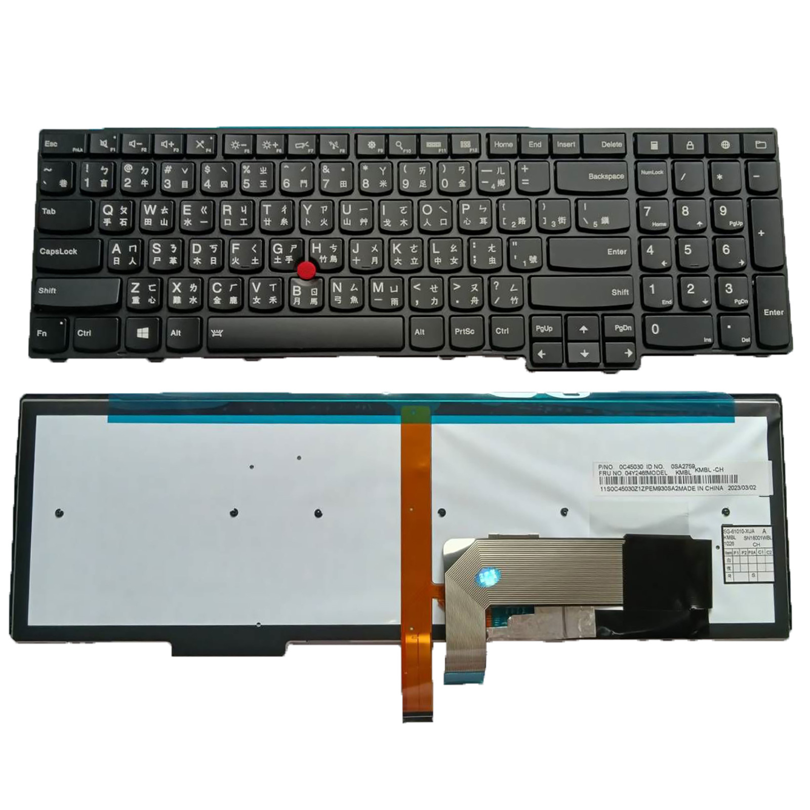 tw适用lenovo thinkpad w540 w541 w550 w550s l540 p50s键盘