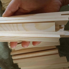 实木板松木板松木条DIY手工建材龙骨立柱隔断板抛光木方长条板