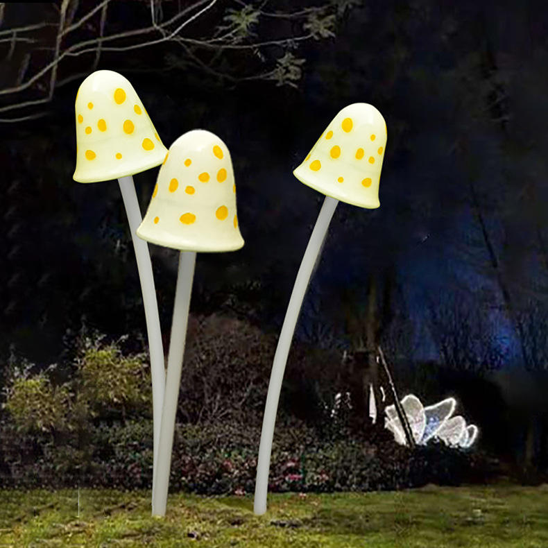 梦幻灯光节水母造型彩灯 颜色尺寸可定制 厂家直销中秋节灯会灯展