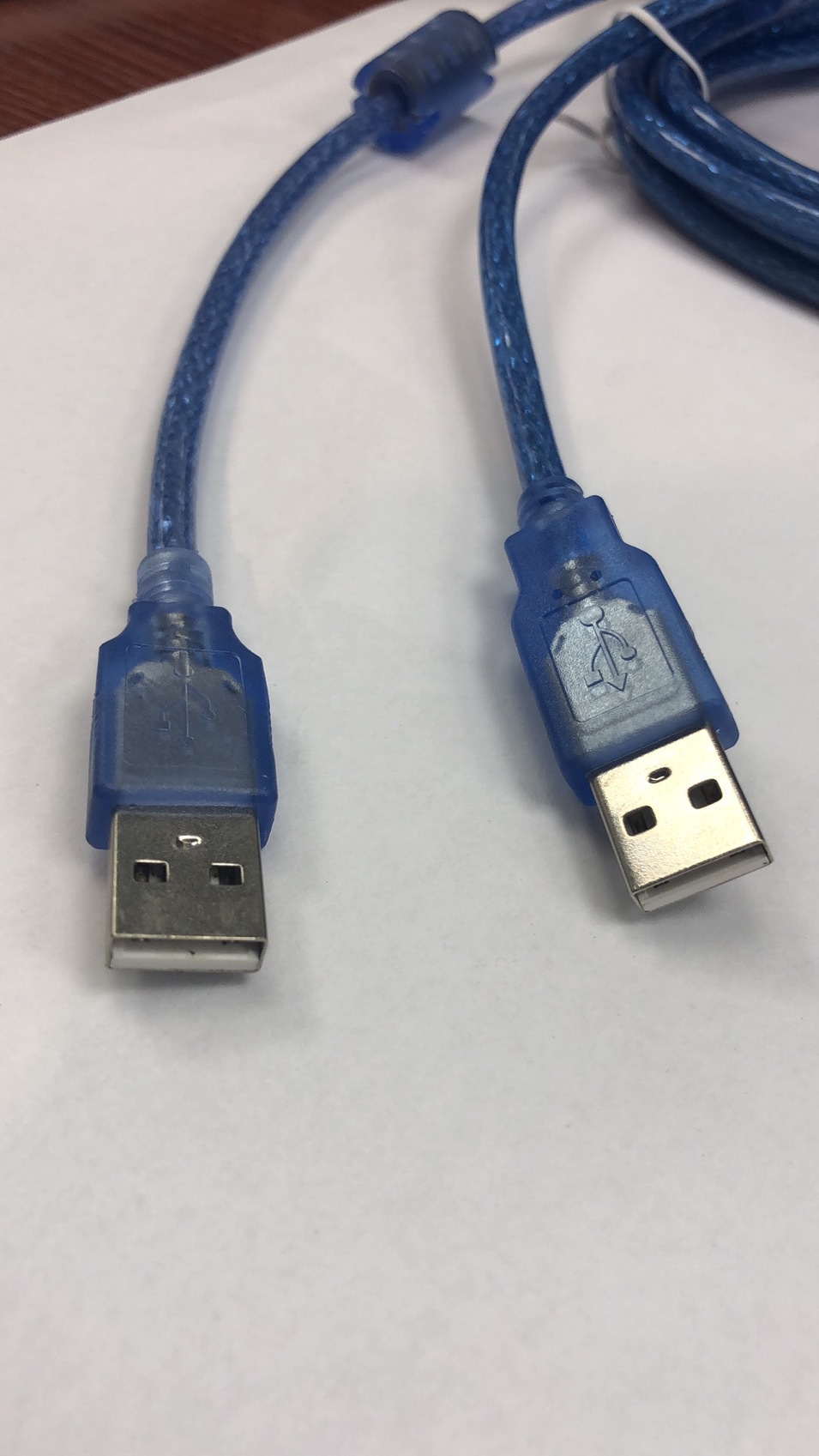 厂家15m蓝色usb延长线公对母接口加长数据线打印机接口连接线