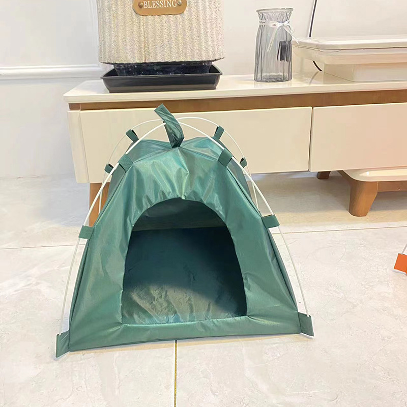 Four-Corner Foldable Cat Outdoor Pet Tent Four Seasons Universal Removable and Washable Dogs and Cats Tent Pet Bed Wholesale