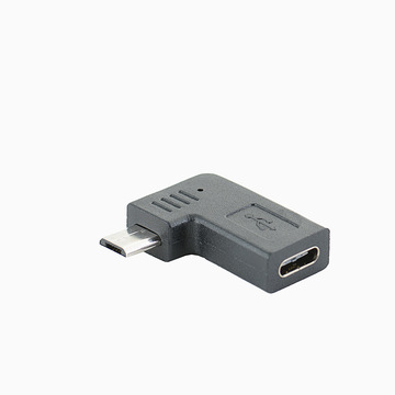 type-c母转micro5p公弯头转接头安卓手机平板数据充电转换插头