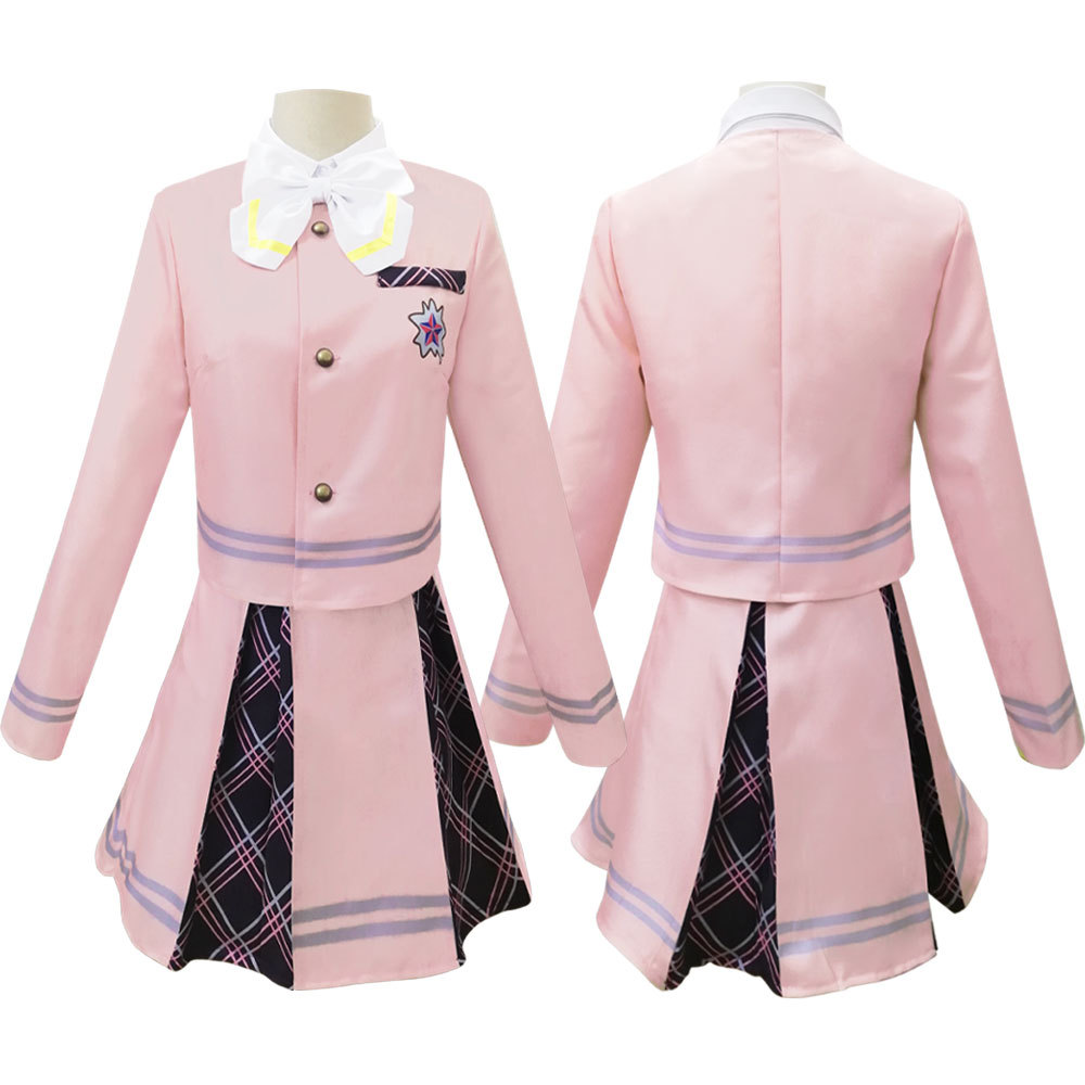 偶像活动cosplay服装晴丽高中制服外套 裙子套装万圣节嘉年华套装
