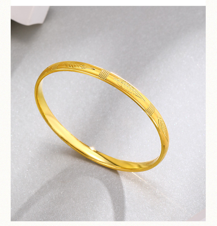 赛菲尔 | 【新年狂欢】黄金手镯 足金999.9时尚车花婚嫁手镯金镯