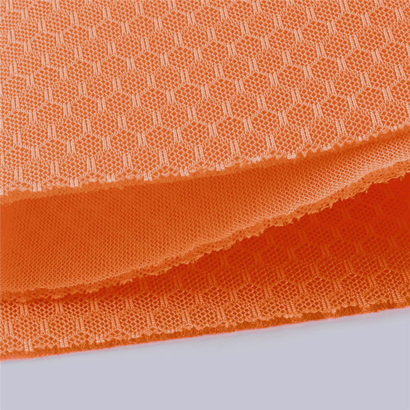 蜂巢网眼布足球格三明治网布透气运动防尘口罩布箱包鞋材帽子面料