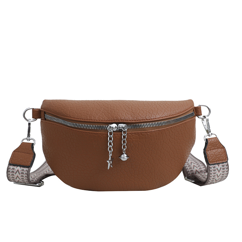 New 2023 Bags for Women Fashion Waist Bag Simple All-Matching Western Style Bubble Leather Shoulder Crossbody Large Capacity Chest Bag