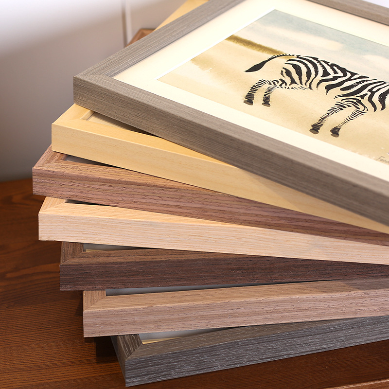 批发实木相框挂墙画框a4a316 18 24寸4k8开照片拼图框