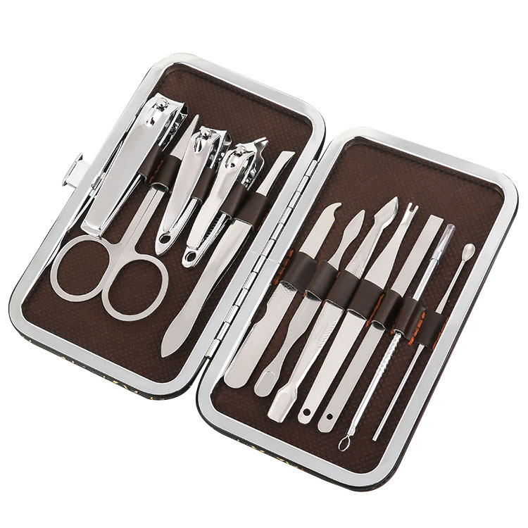 Nail Clippers Set 12-Piece Household Manicure Manicure Tools Portable Gift Nail Clippers Set Printing Logo