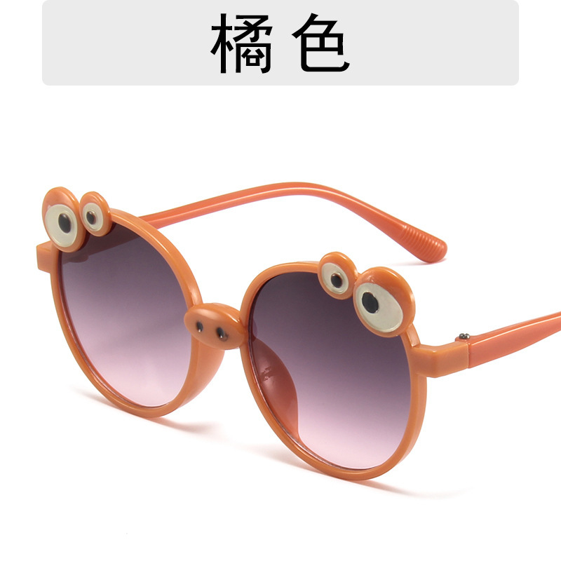 New Cute Cartoon Piggy Kids Sunglasses Cute Baby Party Decoration Glasses Fashion Color Frame Children's Mirror Wholesale