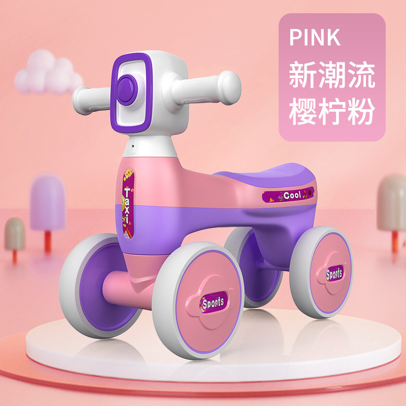 Factory Customized Children's Scooter Pedal-Free Balance Luge Balance Car with Music Light for Boys and Girls