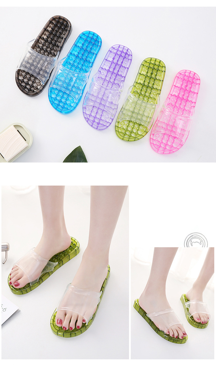 凉拖足底按摩拖鞋女夏季室内家用浴室漏水防滑脚底穴位家居足疗鞋