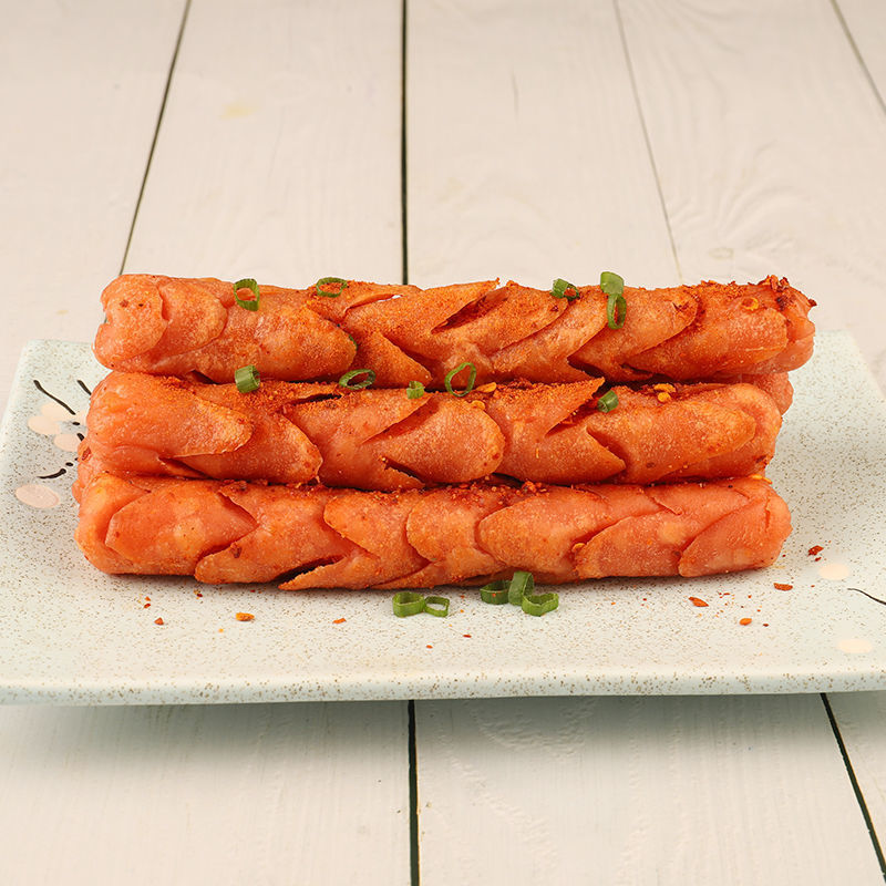 香嫩煎烤旺42旺厨煎烤肠蒸煮淀粉肠街头油炸烧烤面肠火腿肠