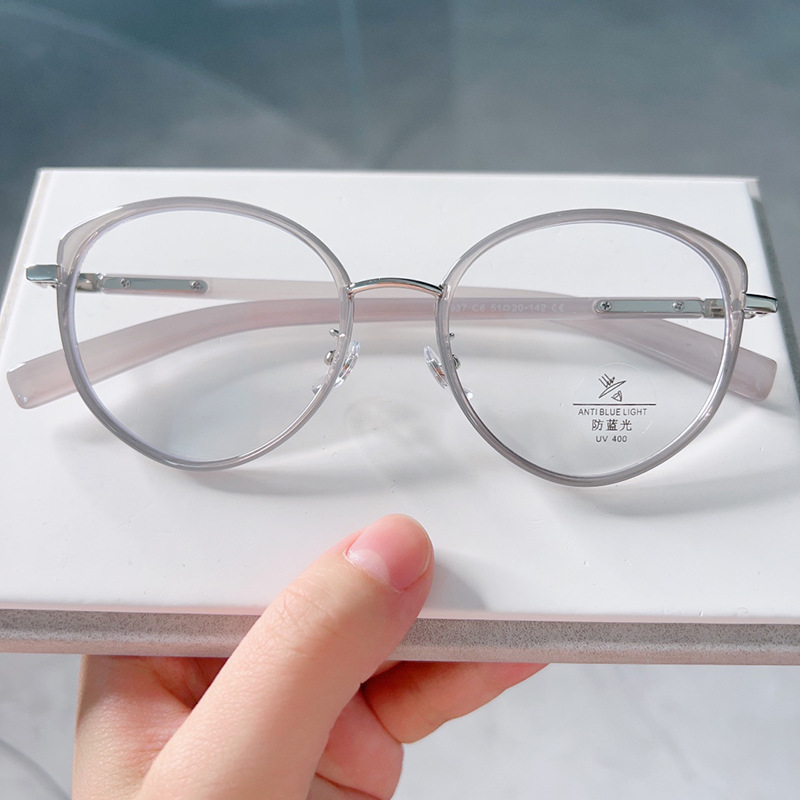 s11937防蓝光tr眼镜女近视可配度数时尚百搭素颜眼镜框韩版显脸小