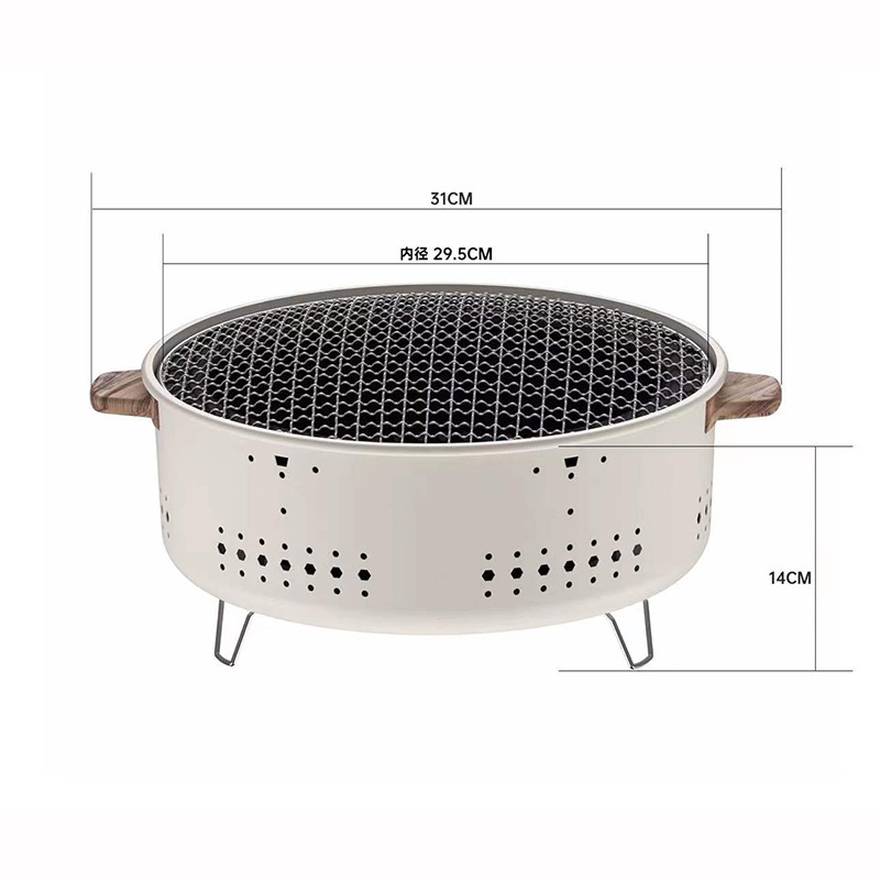 [Activity Gift] Household Courtyard Removable Portable Stove Tea Cooking Outdoor Small Barbecue Stove Carbon Burning Grill Rack