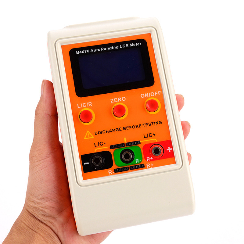 lcr电桥测试仪m4070电容电感表电容表自动量程高精度1%数字款