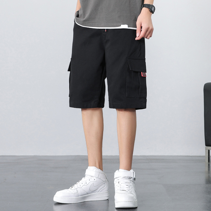 Pure Cotton Workwear Shorts Men's Summer Thin Outdoor Fashion Brand Loose Casual Pants Sports Shorts Men's Pants Foreign Trade