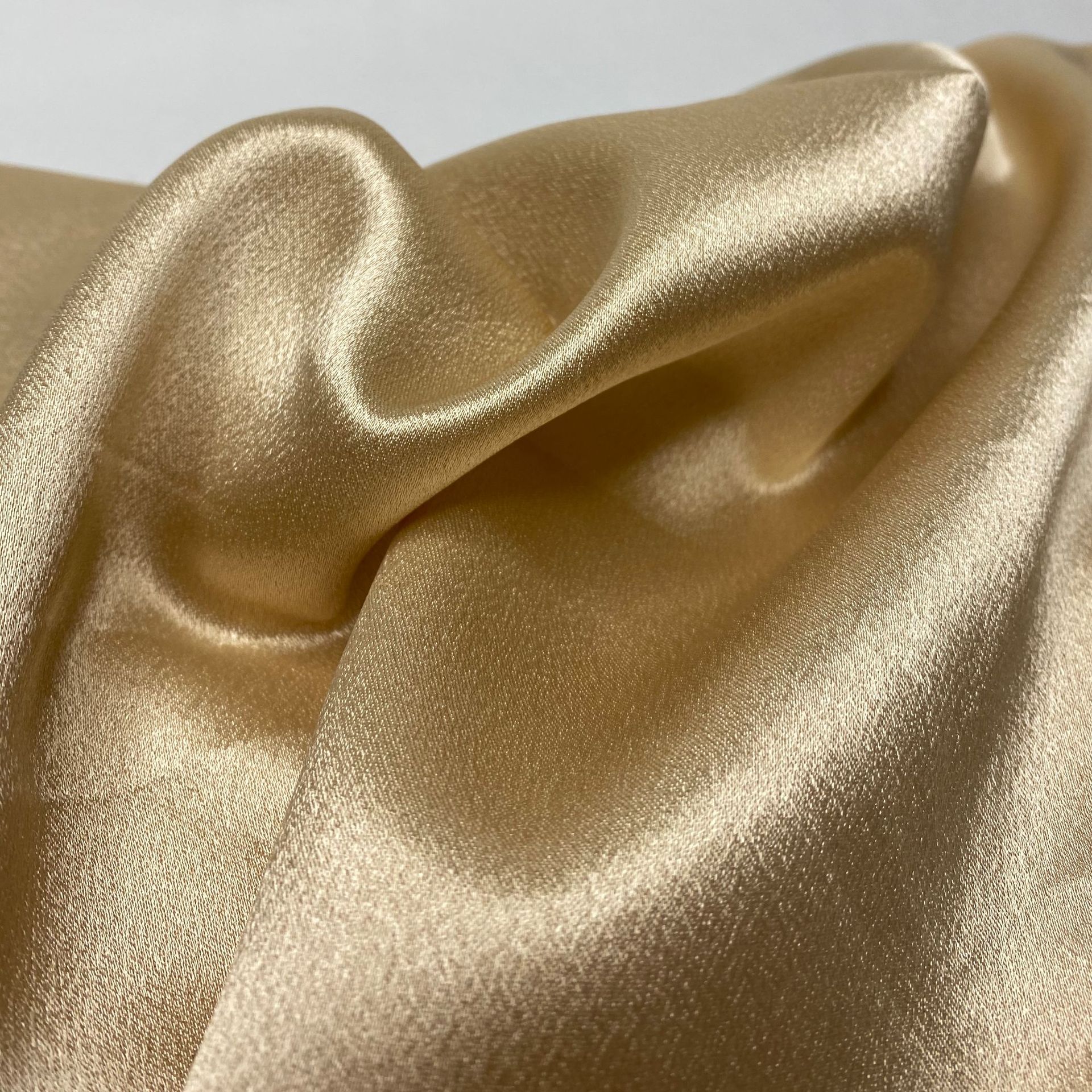 加密亮光色丁布 闪光缎 水晶缎面料 时尚夹克外套礼服仿真丝面料