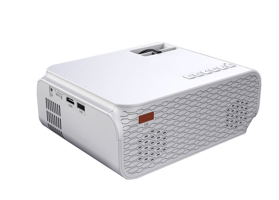 新e8投影仪家用办公高清1080p手机wifi无线同屏投影机便携式投影