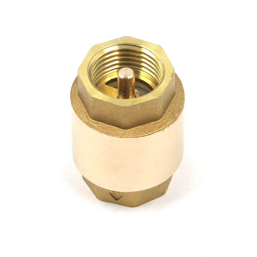 黄铜立式止回阀 单向逆止阀 弹簧止回阀 brass check valve